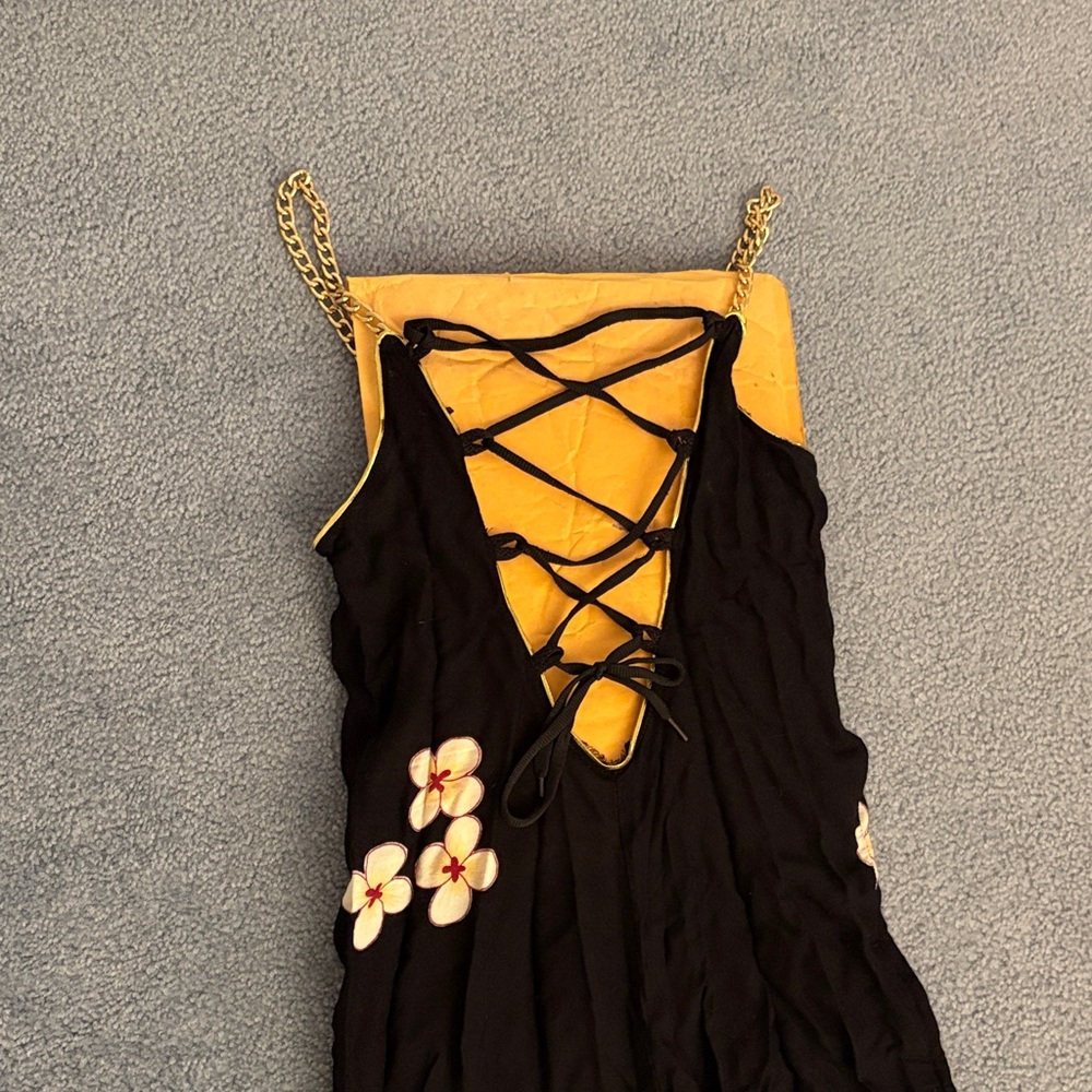 Floral Black Jumpsuit - Picture 6 of 14